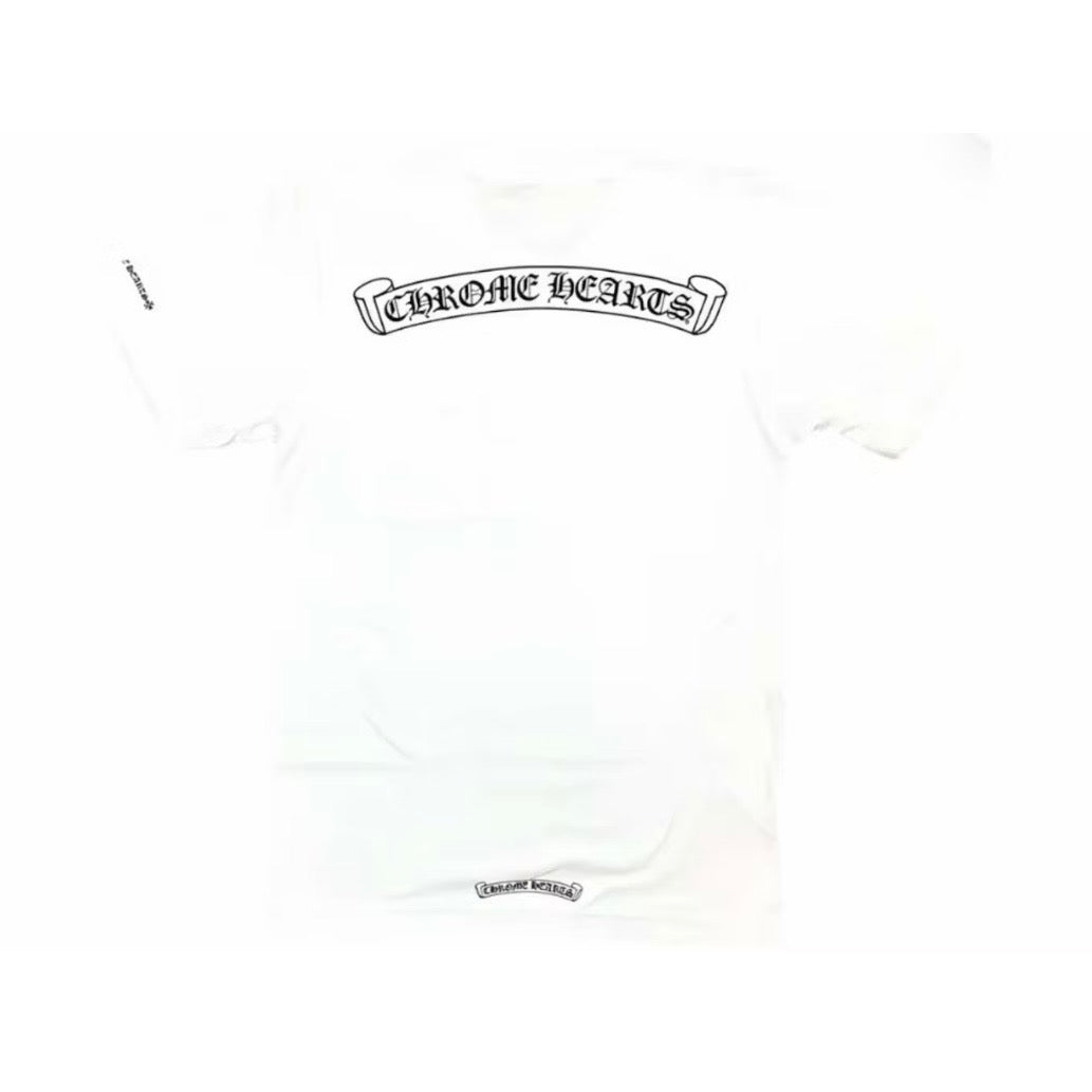 CHROME HEARTS SCROLL LOGO POCKET TEE