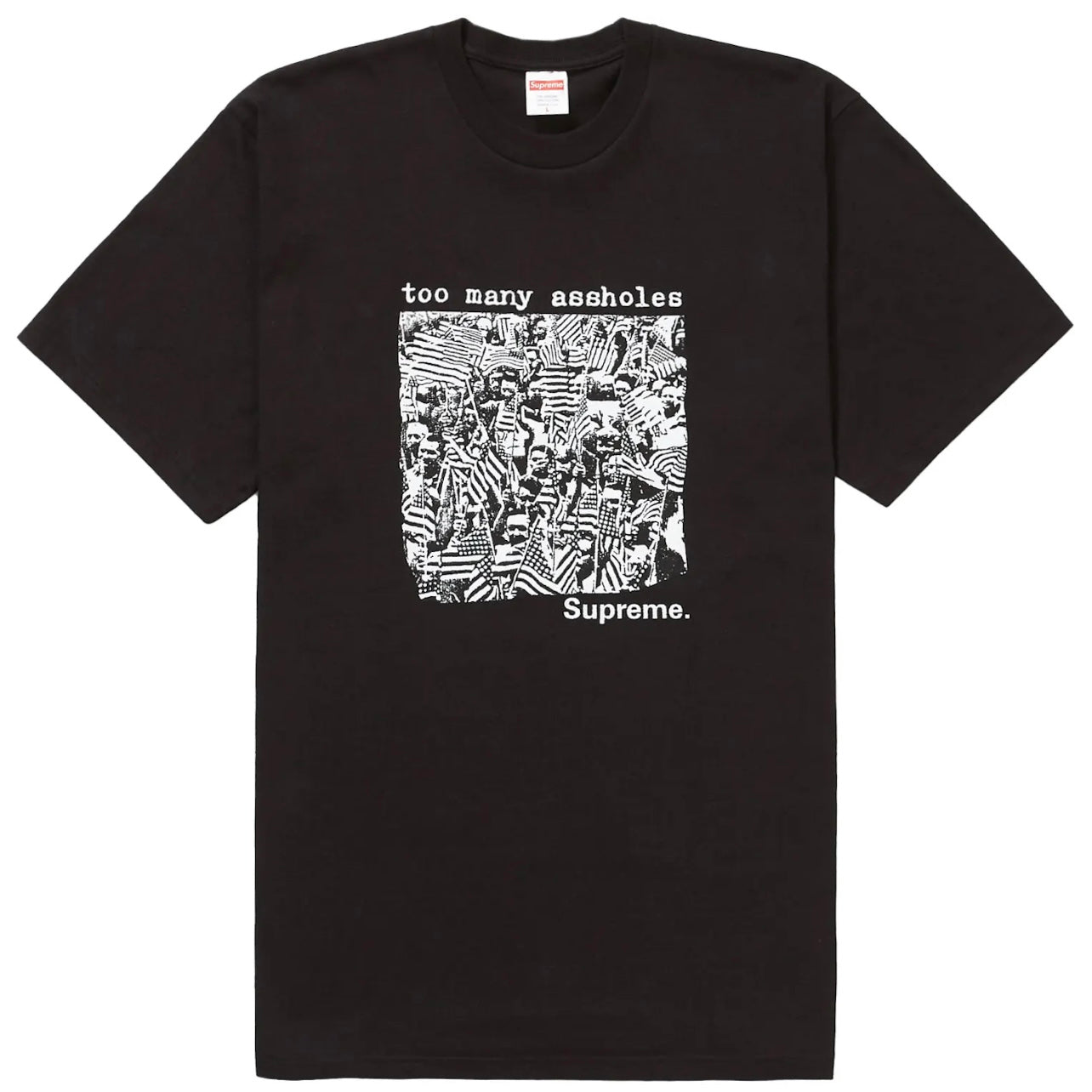 "TOO MANY ASSHOLES" SUPREME TEE