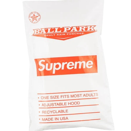 Supreme ballpark poncho store price