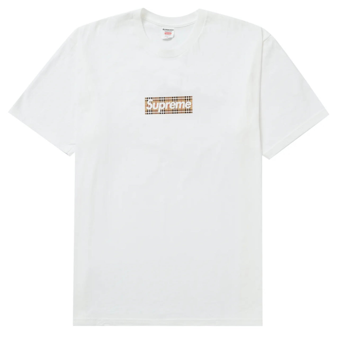 “BURBERRY BOX LOGO”SUPREME TEE