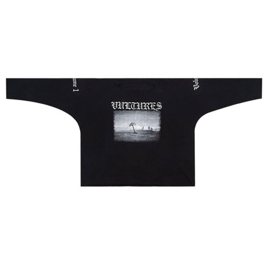 “VULTURES” YEEZY BLK L/S