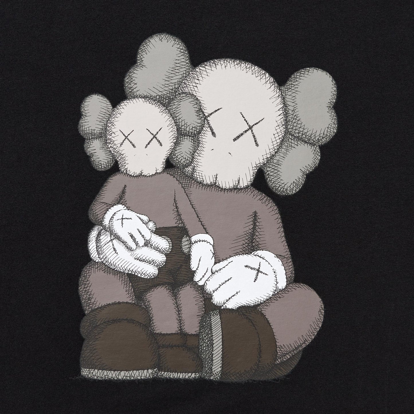 KAWS BLACK TEE