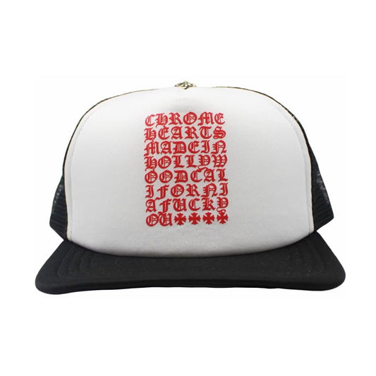 CHROME HEARTS EYECHART TRUCKER