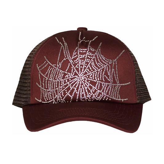 BROWN WEB SP5DER TRUCKER