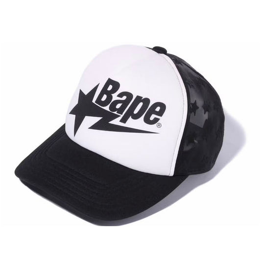 BAPE BAPESTA ALL OVER TRUCKER HAT