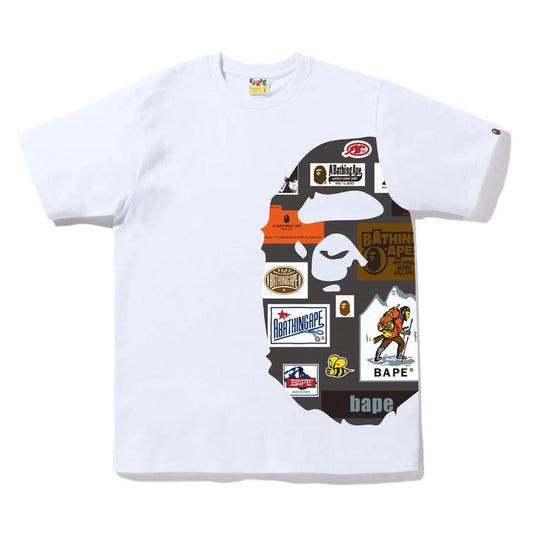 “MULTI LABEL SIDE BIG APE” BAPE TEE