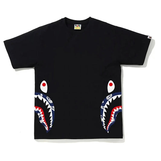 "SIDE SHARK RANDOM BAPESTA" BAPE TEE