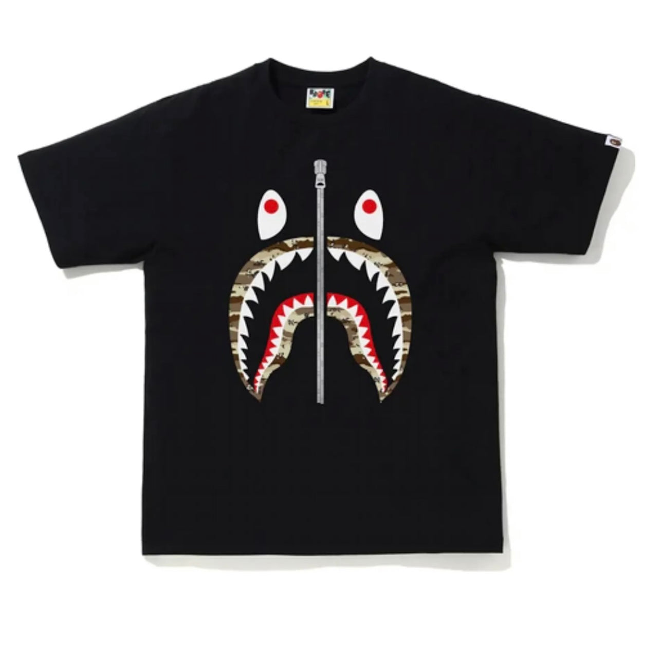 "DESERT CAMO SHARK" BAPE TEE